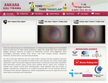 Tablet Screenshot of ankarahaliyikama.org